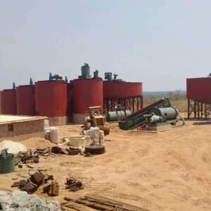Double Impeller Mixing Tank for Copper Mining Technical Data Sheet of Double-Impeller High- Efficiency Leaching Agitation Tank