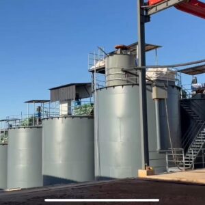 Double Impeller Mixing Tank for Feldspar Mining Technical Data Sheet of Double-Impeller High- Efficiency Leaching Agitation Tank